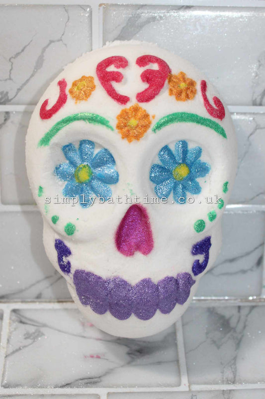 Large Day of The Dead Bath Bomb